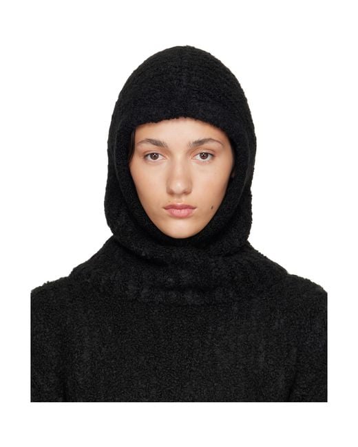 MM6 by Maison Margiela Black Logo Balaclava