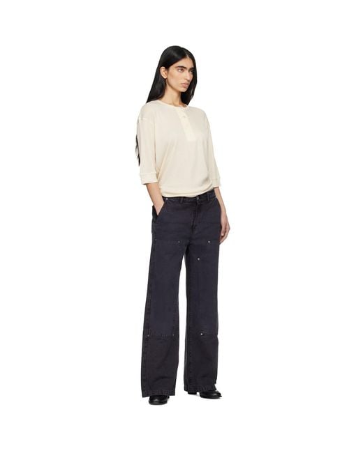 mfpen Blue Double Knee Jeans