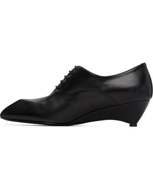 Jil Sander Black Lace-Up Derbys