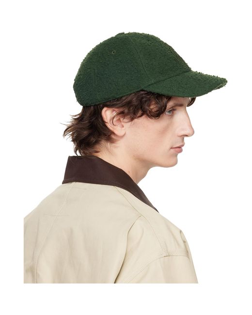 J.W. Anderson Green Baseball Cap for men