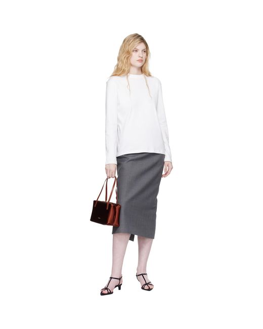 Jil Sander Red Goji Pillow Small Bag