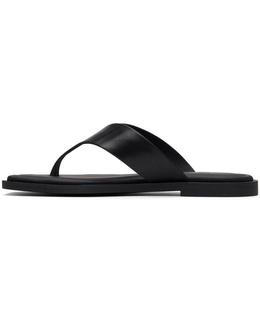 Rag & Bone Black Gracie Thong Sandals