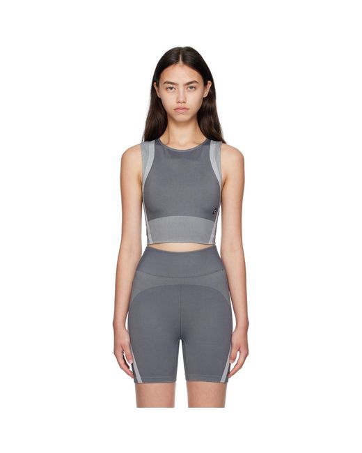On Shoes Black Studio Knit Crop Sport Top