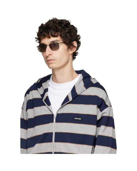 Prada Brown Pr D52S Sunglasses for men