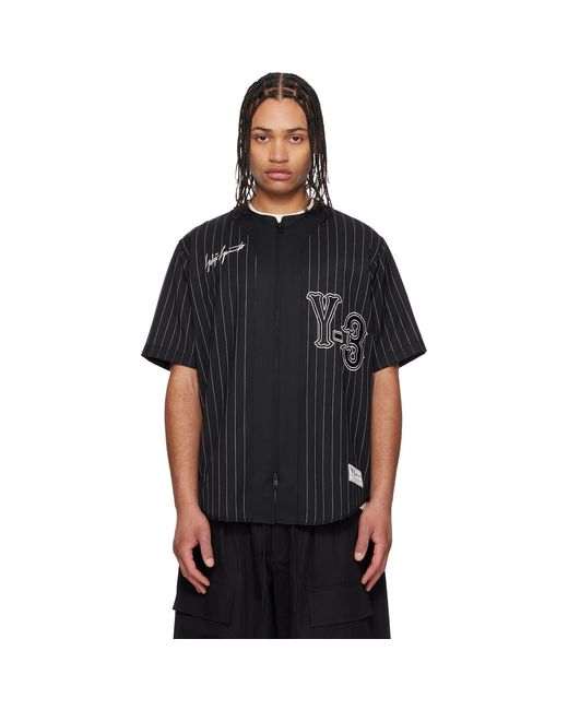 Y-3 Black Elite 5 Baseball Shirt for men