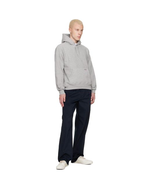 Noah NYC Gray Core Classic Hoodie for men