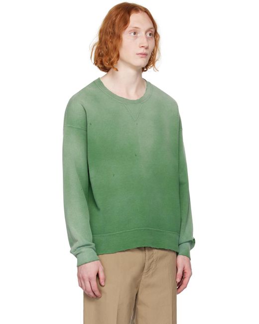 Visvim Green Jumbo Sb Sweatshirt for men