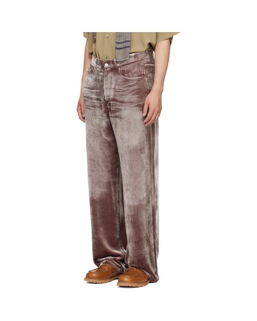 Magliano Multicolor Laser Flattone Silk Jeans for men