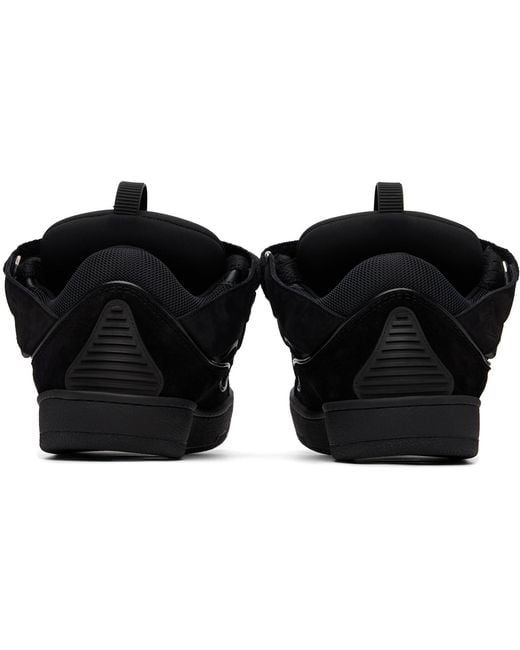 Lanvin Black Curb Sneakers for men