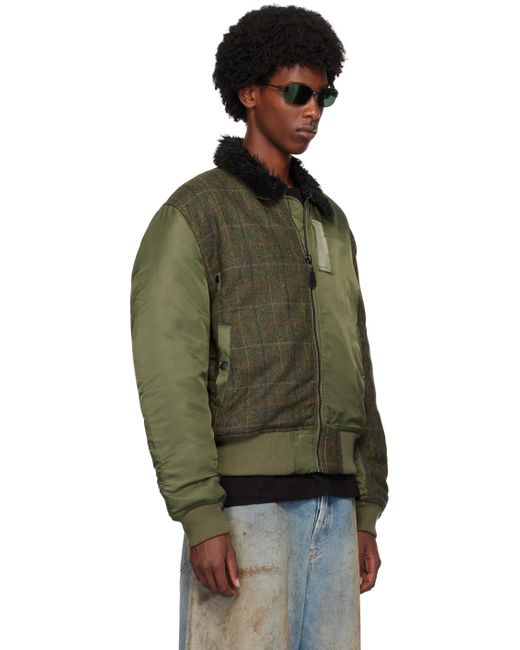 Maharishi Green B15 Wool Flight Jacket for men