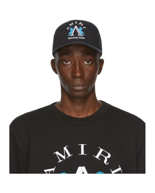 Amiri Cotton Black Beverly Hills Cap for Men - Lyst