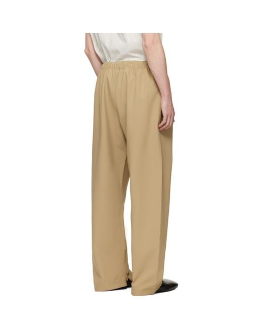 Fear Of God Natural Tan Signature Track Pants for men