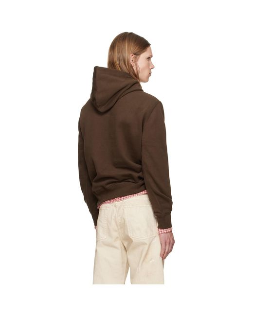 Polo Ralph Lauren Brown 'The Rl Fleece' Hoodie for men