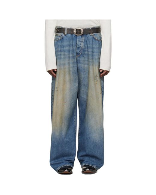424 Blue 'Big Daddy' Jeans for men