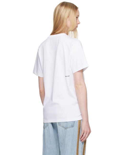 Coperni ホワイト Disney Rose Tシャツ White