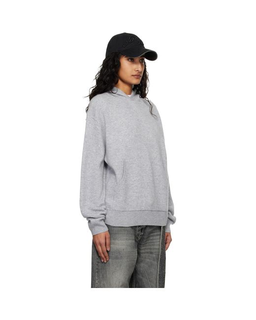 Acne Gray Cashmere Hoodie