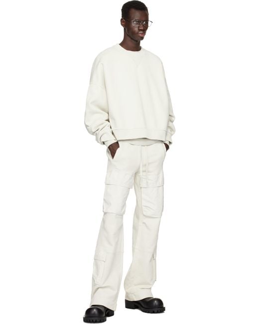 Entire studios Natural Off- Box Sweatshirt for men