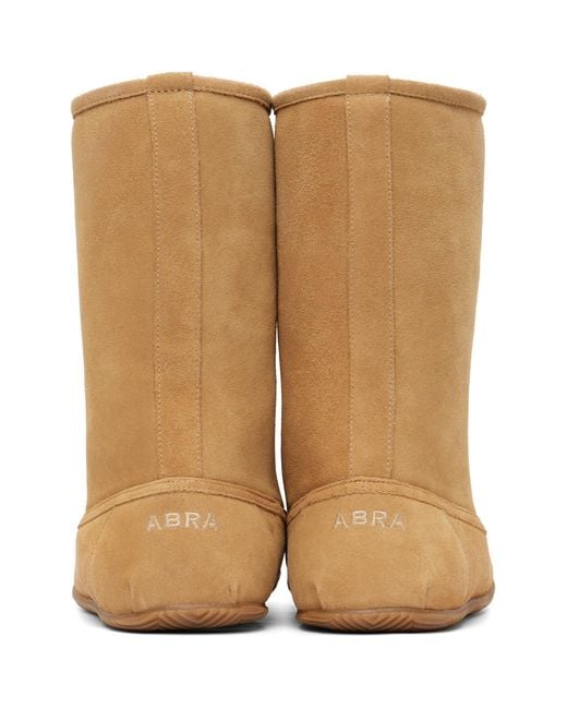 Abra Brown Tall Baby Boots