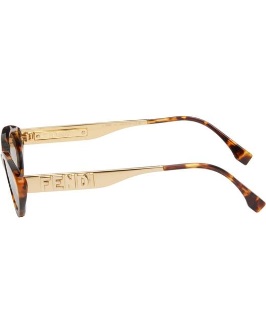 Fendi Black Graphy Sunglasses