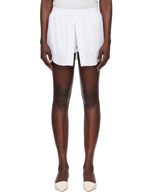 PRAYING Black Ssense Exclusive Button Vent Skort