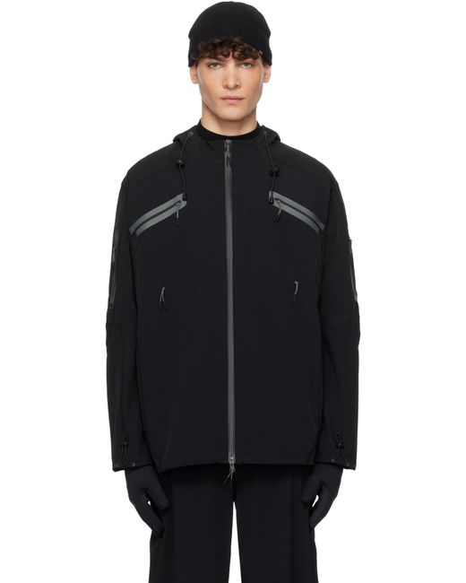 J EONGL I Black Softshell Jacket for men