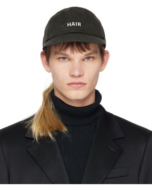 Doublet Black Hair Cap for Men | Lyst