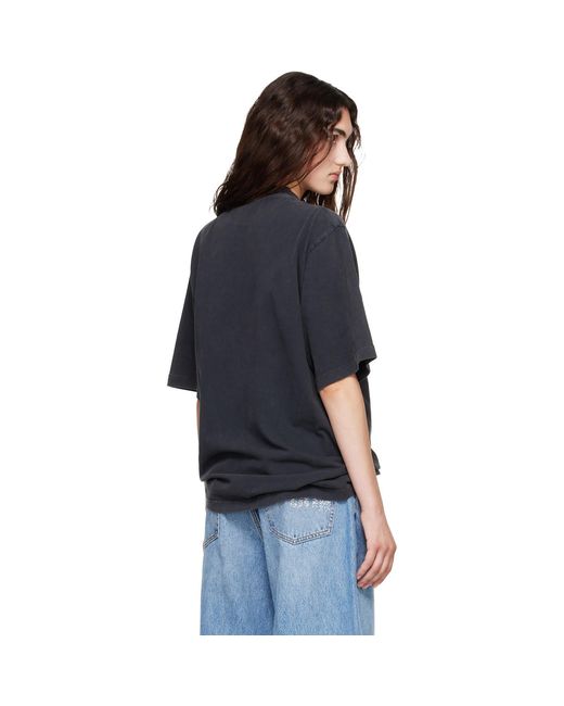 Alexander Wang Blue Crystal Pinwheel T-Shirt