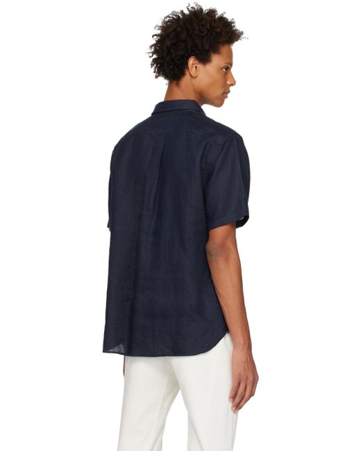 Vince Blue Navy Pocket Shirt for men