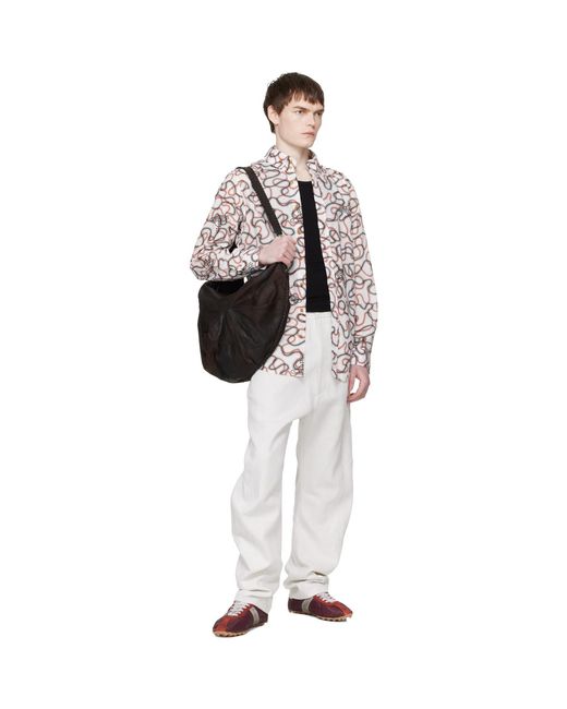 Vivienne Westwood Black Agnes Large Shoulder Bag for men
