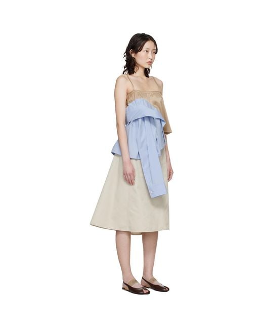 Maison Mihara Yasuhiro White Shirts Combined Camisole