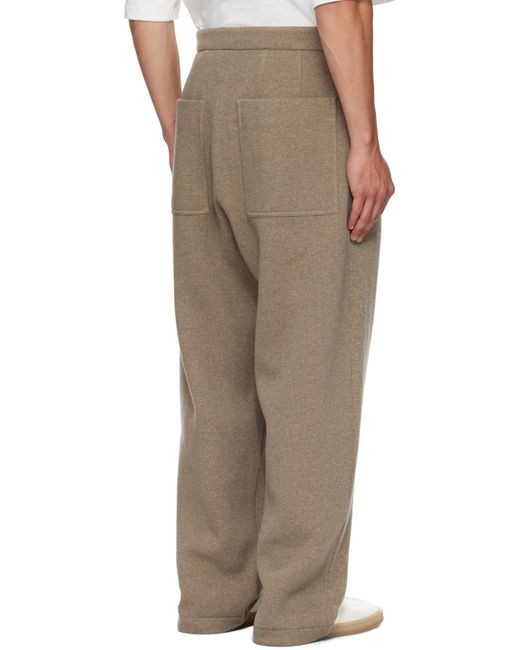 Mordecai Natural Straight Trousers for men
