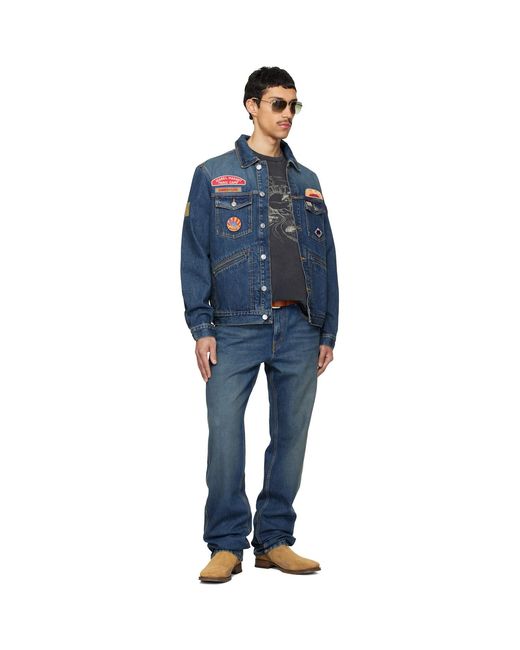 Isabel Marant Blue Lewys Jeans for men