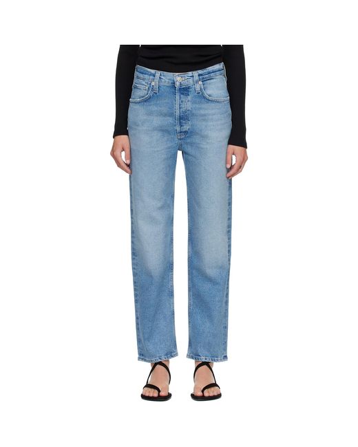 Citizens of Humanity Blue Delfina Straight Jeans