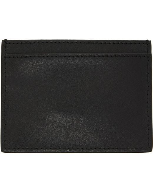 Vivienne Westwood Black Flat Card Holder for men