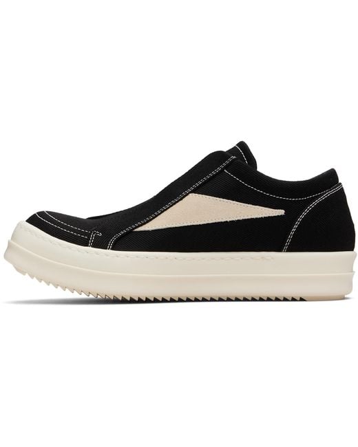 Rick Owens Black Drkshdw "Hollywood Vintage" Sneakers