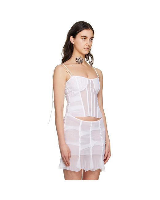 nastyamasha White Ssense Exclusive Camisole
