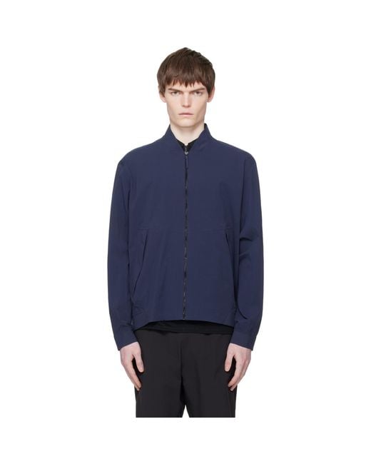 Veilance Blue Diode Bomber Jacket for men