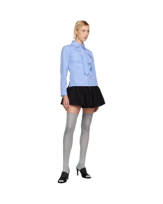 Sandy Liang Black Theo Skort