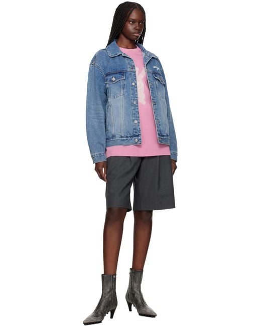 we11done Blue '1506' Trucker Denim Jacket