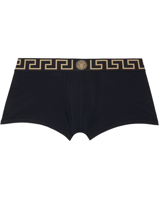 Versace Gray Three-Pack & Cotton-Jersey Boxer Briefs for men