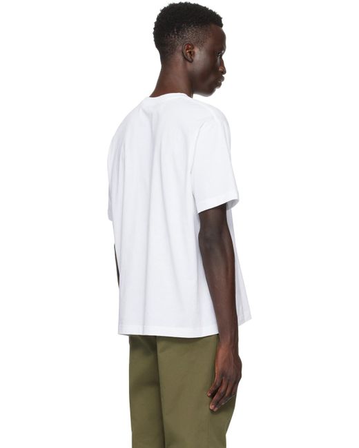 A.P.C. Multicolor . White Natacha Ramsay-levi Edition T-shirt for men