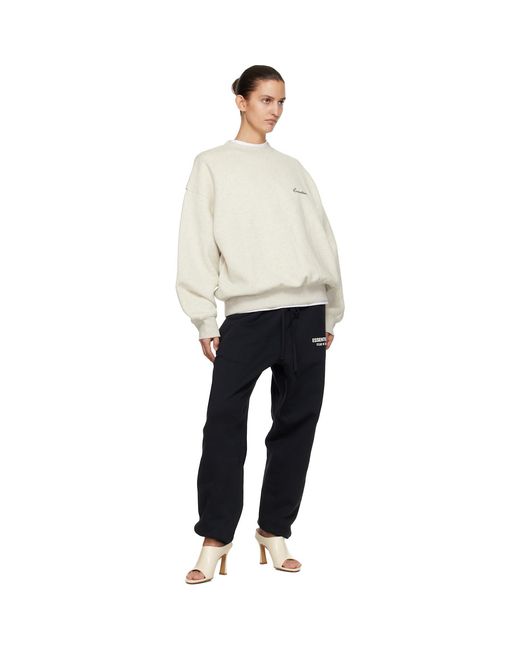 Fear Of God Natural Off- Classic Crewneck Sweatshirt