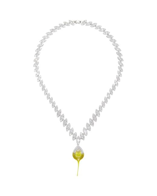 OTTOLINGER Multicolor 'Dipped Diamond' Necklace