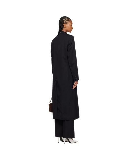 Our Legacy Black Manta Coat