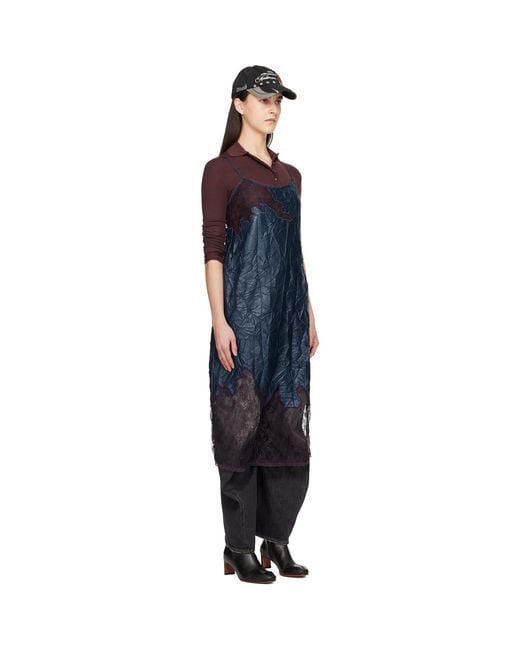 ANDERSSON BELL Black Embroidery Lace Midi Dress