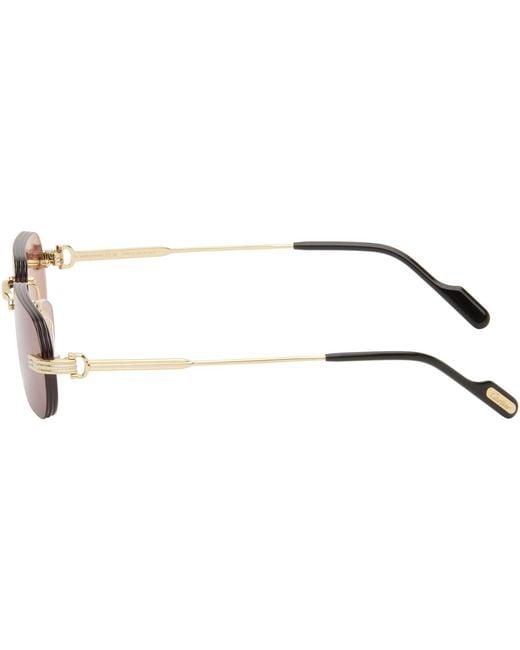 Cartier Black Exception 'Première De Sunglasses for men
