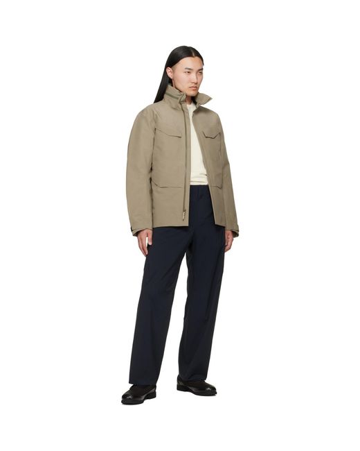 Veilance Brown Field Jacket for men