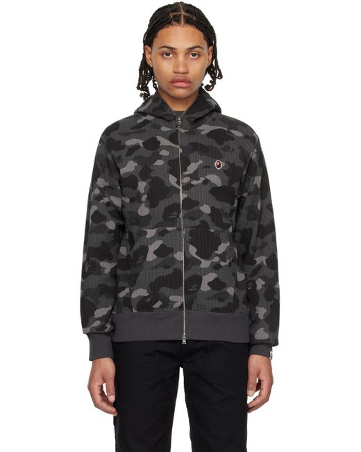 Bape black store camo jacket