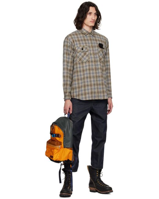 Master Piece Orange Potential Backpack for men