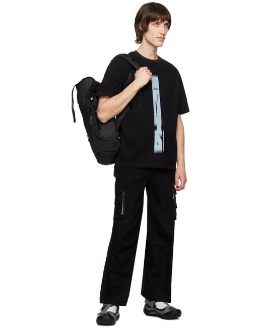 Côte&Ciel Black Avon Ecoyarn Backpack for men
